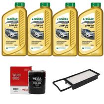 Kit Troca Oleo E Filtros Honda Fit 1.4 Lubrax tecno 10w30 Kit Troca Oleo E Filtros Honda Fit 1.4 Lubrax tecno 10w30