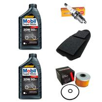 KIT TROCA ÓLEO filtro ar honda NX 350 SARAHA MOBIL 20W50