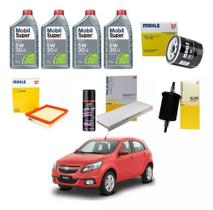 Kit Troca Óleo + Filtros Agile 1.4 2010 2011 2012 2013 2014