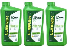 Kit Troca Oleo Mineral 20w50 Lubrax 4t (3 Litros)