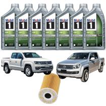 Kit Troca Óleo Mobil 1 5w30 Sintético Motor Diesel Amarok 2.0 16v 2015/