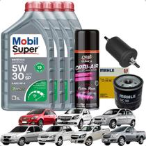 Kit Troca Óleo Mobil Original Corsa Classic Agile Flex Montana
