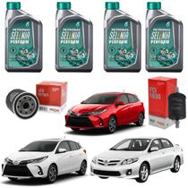 Kit Troca Óleo Motor 5w30 Toyota Corolla 1.8 16v 2008 / 2011