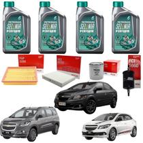 Kit Troca Óleo Motor Filtros 5W30 Novo Prisma e Joy 1.0 1.4