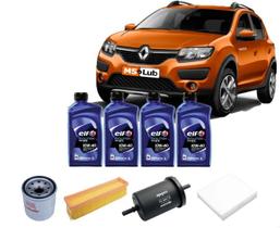 Kit Troca Oleo Motor + Filtros Sandero 1.0 16v 2014 A 2023 Kit Troca Oleo Motor + Filtros Sandero 1.0 16v 2014 A 2023