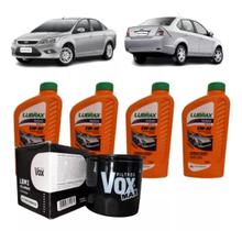 Kit Troca Óleo Motor Moto 4 Litros 5w30 Fiesta 1.0/1.6 Focus