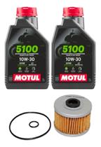 Kit Troca Óleo Motul 5100 10w30 2l + Filtro De Óleo Brandy