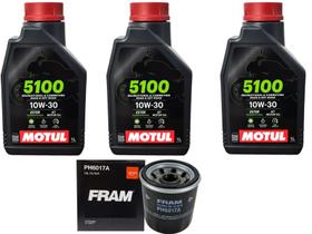 Kit Troca Óleo Motul 5100 10w30, Filtro Cb 500f 14 Á 19 Kit Troca Óleo Motul 5100 10w30, Filtro Cb 500f 14 Á 19