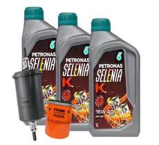 Kit Troca Óleo Palio Strada Fire Siena Idea Doblo Punto 1.0 1.3 1.4 2001/... 15w40 Selenia Sintético