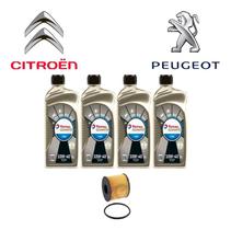 Kit Troca Para Citroen E Peugeot Com Total Quartz 10w40