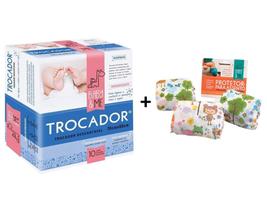 Kit Trocador Descartável 10 Un + Protetor Assento 3 Un