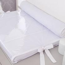 Kit Trocador Reto para Cômoda Branco + Rolinho Kit Trocador Reto para Cômoda Branco + Rolinho