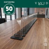Kit Troféu Acrílico Quadrado 10x15cm Personalização Premium para Premiações e Eventos Esportivos