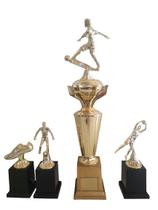 Kit Trofeu e Barato Modelos Originais Festa Campeonato - Brasil Gold
