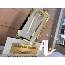 Kit Troféu Personalizado Sinuca - Bolinho MDF com Acrilico espelhado Kit Troféu Personalizado Sinuca - Bolinho MDF com Acrilico espelhado