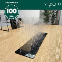 Kit Troféus Acrílico 2mm Cristal 18x12cm Personalização Premium para Premiações e Eventos Esportivos