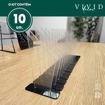 Kit Troféus Acrílico 2mm Cristal 18x12cm Personalização Premium para Premiações e Eventos Esportivos