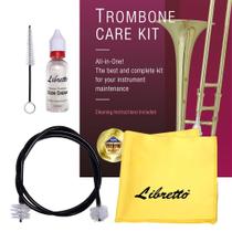 Kit Trombone Care Libretto com tudo incluído com escova de orifício flexível