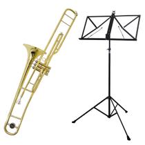 Kit Trombone de Pisto TB 200P New York + Estante de Partitura S2