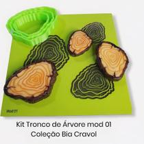 Kit Tronco de árvore mod 01 - coleção Bia Cravol