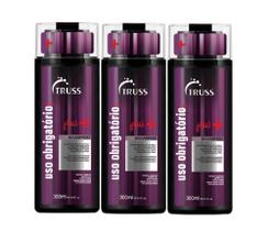 Kit truss 3 shampoos uso obrigatorio plus+ 300ml