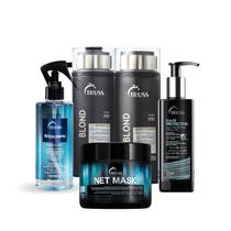 Kit Truss Blond Hair Protect Mask Frizz (5 produtos)