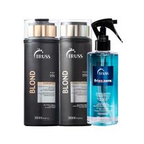 Kit Truss Blond Shampoo 300ml + Condicionador 300ml + Finalizador Frizz Zero 260ml