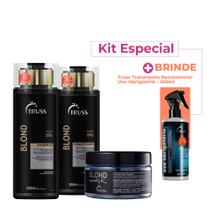 Kit Truss Blond Shampoo Condicionador Máscara e Uso Obrigatório (4 produtos)