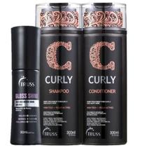 Kit Truss Curly Gloss Cabelos Cacheados (3 Produtos)