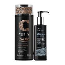 Kit truss curly low poo shampoo + hair protector - 2 itens