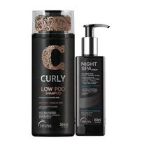 Kit truss curly low poo shampoo + night spa - 2 itens