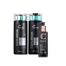 Kit Truss Equilibrium Fix Curly (3 Produtos) Kit Truss Equilibrium Fix Curly (3 Produtos)