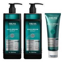 Kit Truss Equilibrium Scalp Shampoo Condicionador Máscara 1l