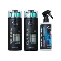 Kit Truss Equilibrium Shampoo 300ml + Condicionador 300ml + uso Obrigatorio260ml Profissional Cabelo