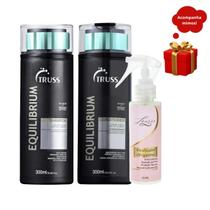 Kit Truss Equilibrium Shampoo + Condicionador 300ml + Finalizador Obrigatório Lourre 120ml