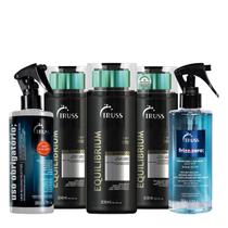 Kit Truss Equilibrium Shampoo Condicionador Frizz Zero Uso Obrigatório (5 produtos) Kit Truss Equilibrium Shampoo Condicionador Frizz Zero Uso Obrigatório (5 produtos)