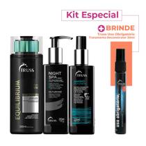 Kit Truss Equilibrium Shampoo Night Spa e Amino Lipotropic (4 produtos)