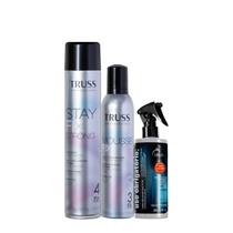 Kit Truss Fix Mousse Modelador Strong e Uso Obrigatório (3 produtos)