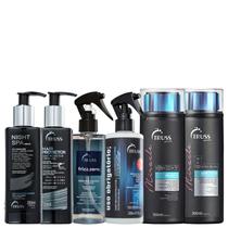 Kit Truss Miracle - Shampoo 300ml + Condicionador 300ml + Night Spa 250ml + Hair Protector 250ml + Frizz Zero Spray 260ml + Uso Obrigatório Spray 260ml