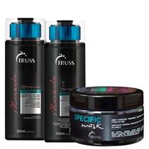 Kit Truss Miracle - Shampoo 300ml + Condicionador 300ml + Specific Máscara 200g