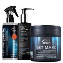Kit Truss Net Mask Obrigatório Night Spa (3 Produtos)