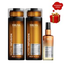 Kit Truss Nutri Infusion 1 Shampoo 1 Condicionador 300ml 1 Óleo 60ml