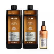 Kit Truss Nutri Infusion: Sh 1l + Cond 1l + Óleo 60ml