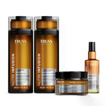 Kit Truss Nutri Infusion: Sh+cond 300ml+masc 180g+ Óleo 60ml