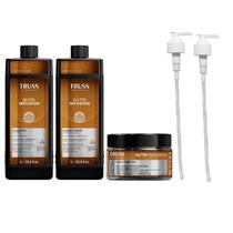 Kit Truss Nutri Infusion - Shampoo 1L + Condicionador 1L + Máscara 180g + Válvula Pump