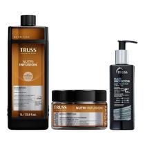 Kit Truss Nutri Infusion - Shampoo 1L + Máscara 180g + Hair Protector 250ml