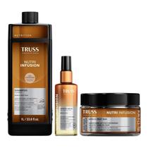 Kit Truss Nutri Infusion - Shampoo 1L + Máscara 180g + Óleo 60ml