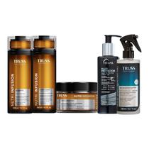 Kit Truss Nutri Infusion - Shampoo 300ml + Condicionador 300ml + Máscara 180g + Hair Protector 250ml + Uso Obrigatório Spray 260ml