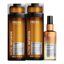 Kit Truss Nutri Infusion - Shampoo 300ml + Condicionador 300ml + Óleo 60ml