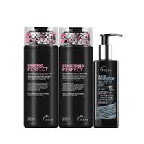 Kit truss perfect + leave-in home care 3 produtos